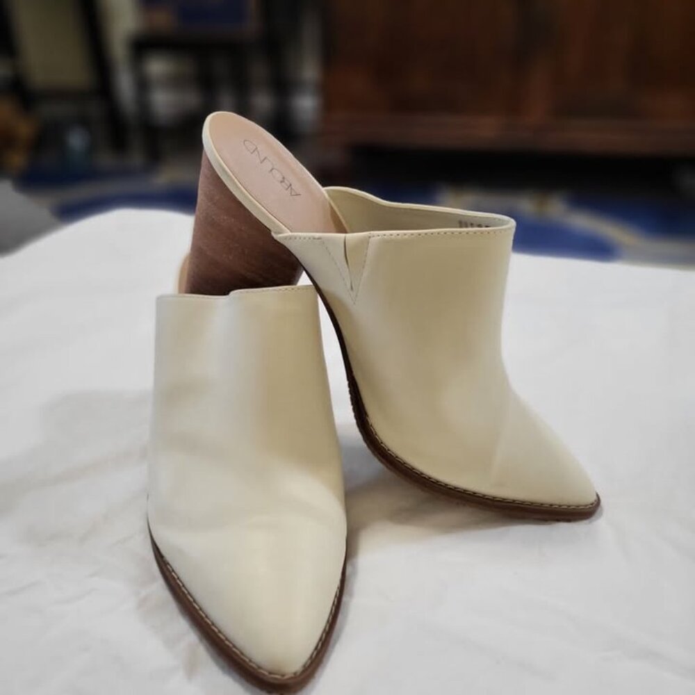 Leather Mules - Wears like size 9